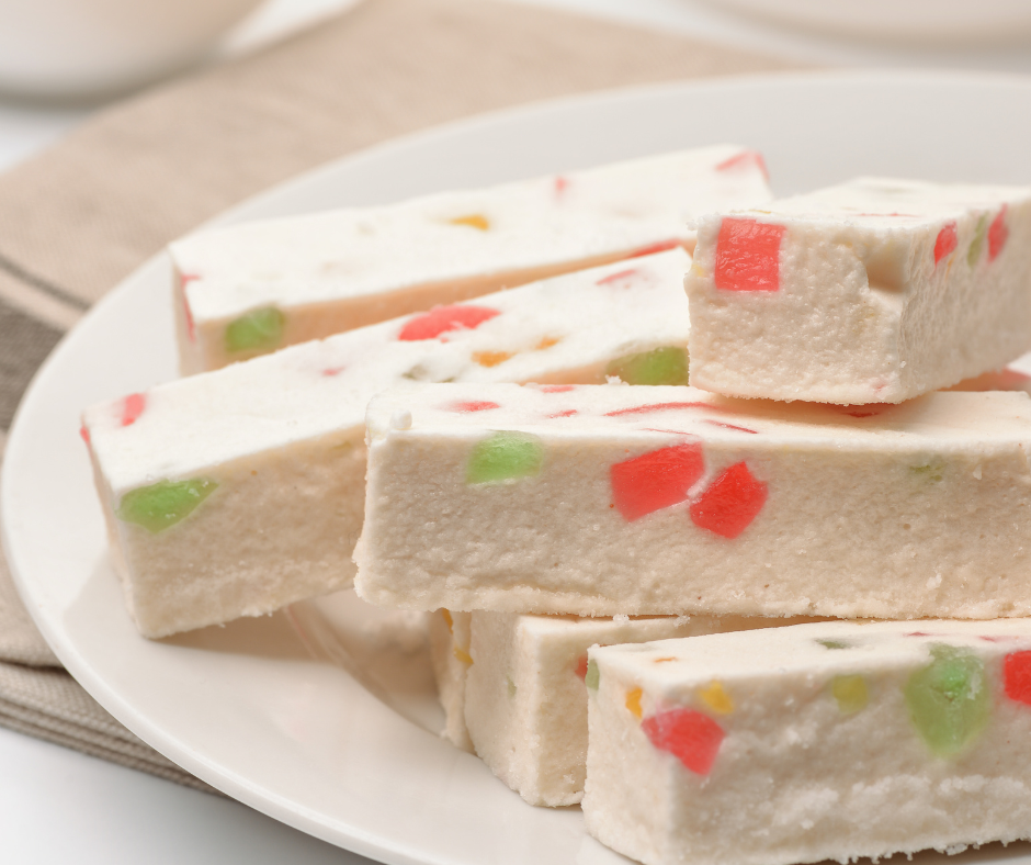 turron frutas escarchadas